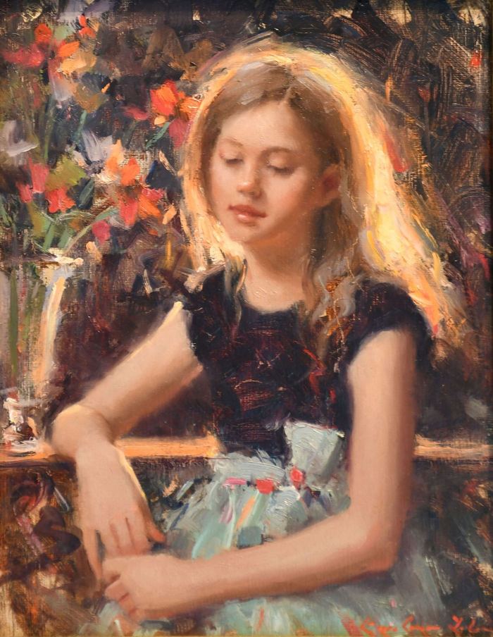 Spring Bouquet by Bryce Cameron Liston — acrylic on panel