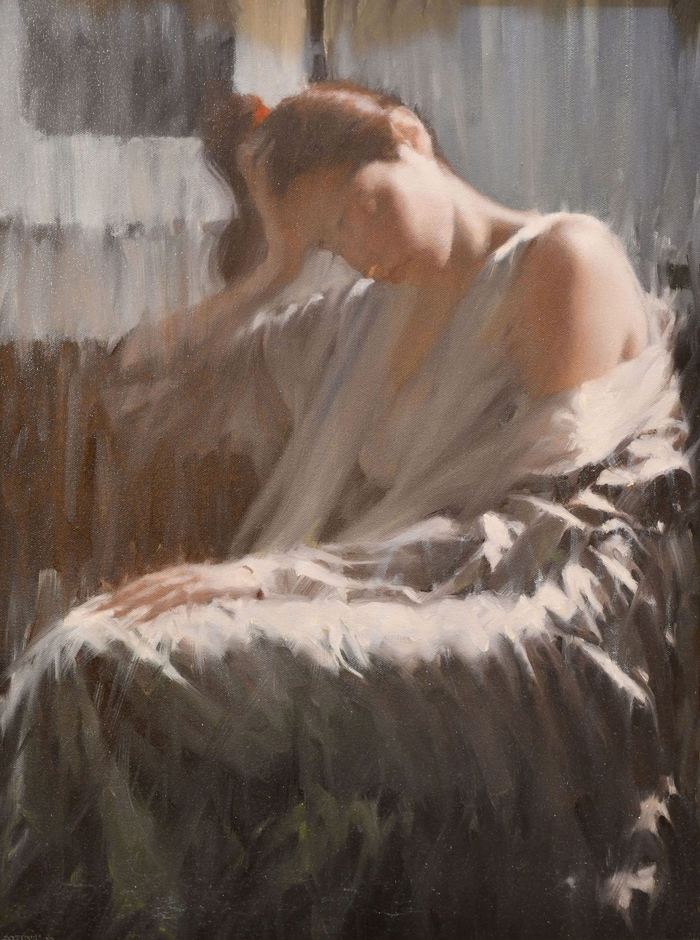 An Early Evening by Craig Srebnik — oil on canvas