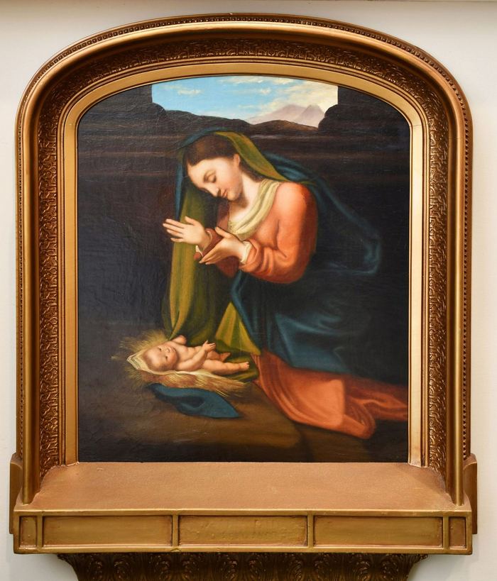 Madonna and Child — oil on panel
